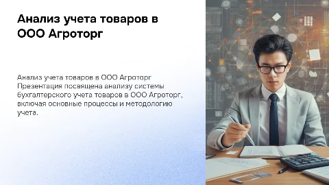 Анализ системы бухгалтерского учета товаров в ООО Агроторг