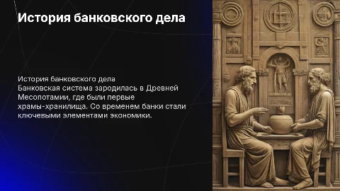 История появления банков