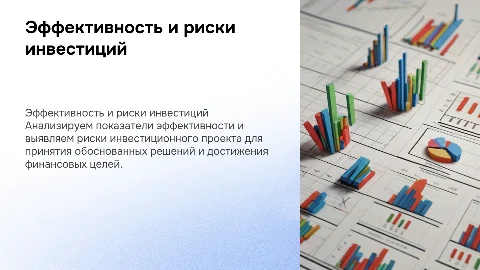Оценка эффективности и рисков инвестиционного проекта