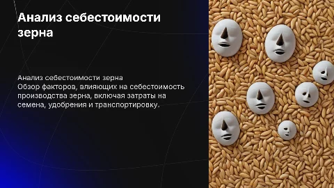 Анализ себестоимости зерна