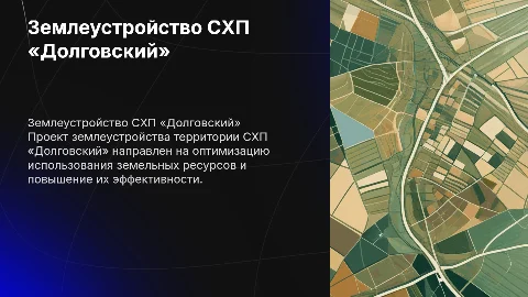 Землеустройство СХП «Долговский»: бизнес план и оптимизация