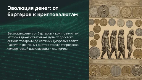 деньги, как развивались деньги,