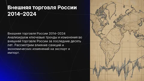 Внешняя торговля России (2014–2024) Общие тренды