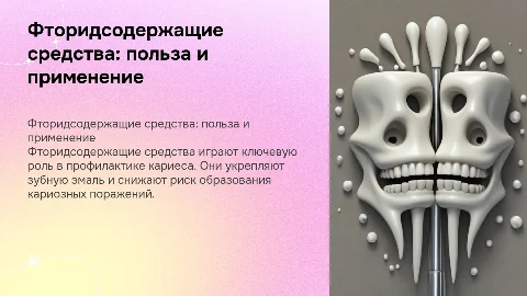Фторидсодержащие средства для местного применения