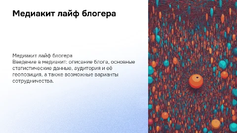 Медиакит лайф блогера: статистика и варианты сотрудничества