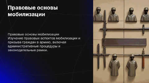 Правовые основы мобилизации и призыва граждан в армию
