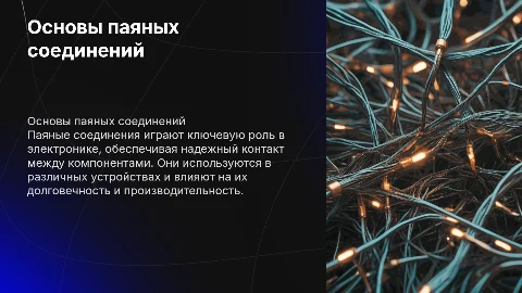 Паяные соединения
