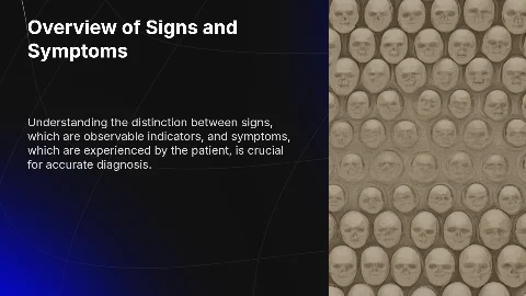 Signs and Symptoms