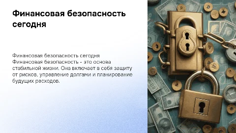 финансовая безопасность в жизни современного человека