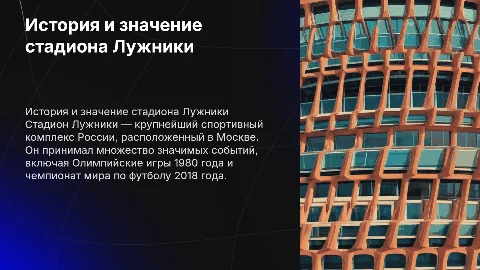 стадион лужники