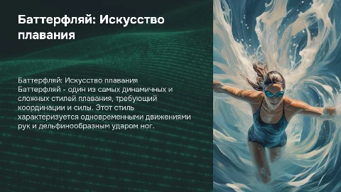 Баттерфляй: Стиль плавания