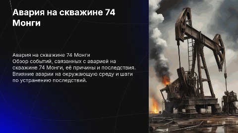 авария на скважине 74 монги