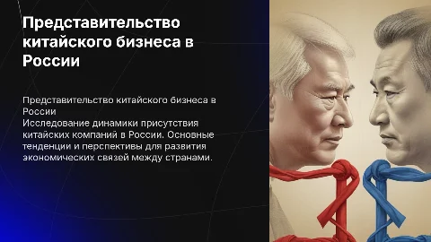 Представительство китайского бизнеса в России