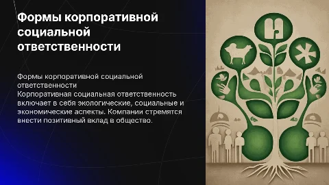 Формы корпоративной социальной ответственности