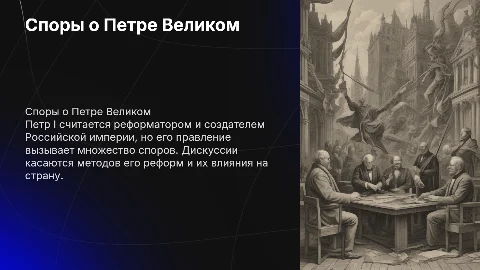 споры о петре 1
