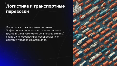 Логистика, перевозки