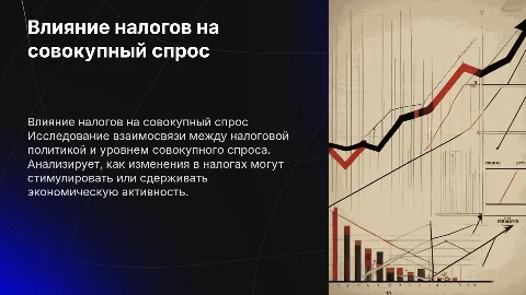налоги и совокупный спрос