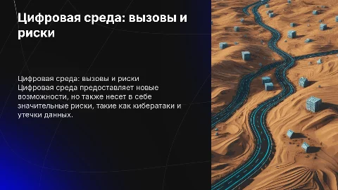 цифровая среда и возможные риски