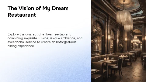 My Dream Restaurant