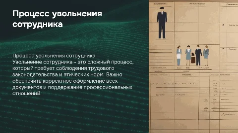Процесс увольнения сотрудника