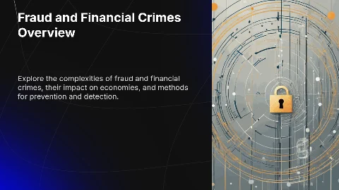 Fraud and Financial Crimes: Bilnovskaya Elena
