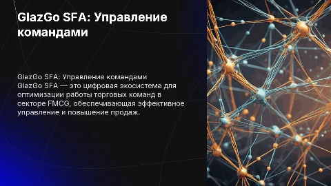 Презентация GlazGo SFA для клиентов сектора FMCG