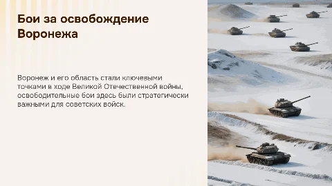 Бои за освобождение Воронежа и области