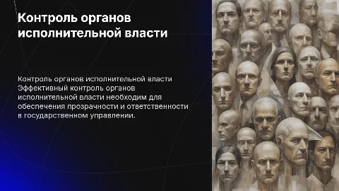 контроль органов исполнительной власти