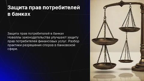 Защита прав потребителей финансовых услуг: новеллы и практика