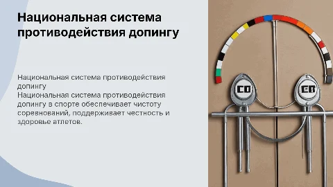 Национальная система противодействия допингу в спорте