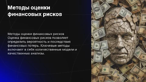 Методы оценки финансовых рисков