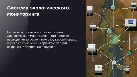 презентация на тему система экологического мониторинга
