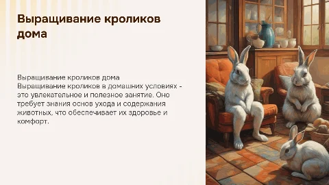 Выращивание кроликов в домашних условиях