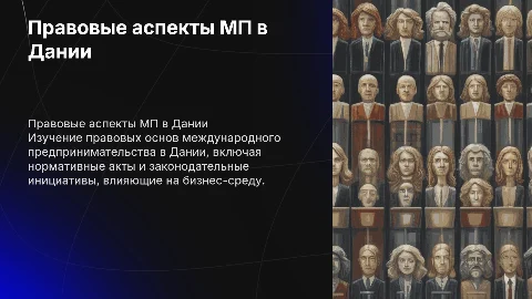 Правовые основы деятельности в сфере МП Дании