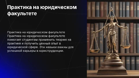 Практика на юридическом факультете