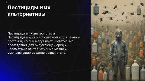 пестициды и их альтернативы