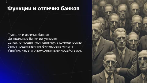 функции и отличия центральных и комерческих банков