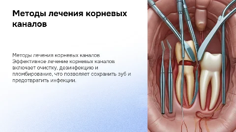 методы лечения корневых каналов зубов