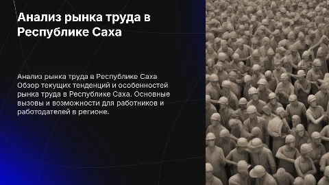 Анализ рынка труда в Республике Саха