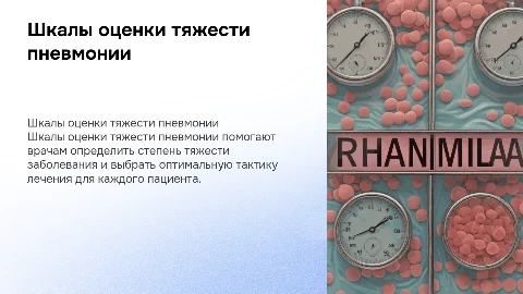 шкалы оценки тяжести пневмонии