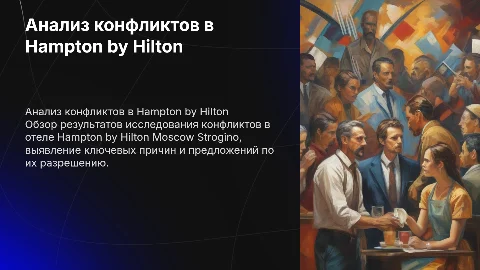 Анализ конфликтов в Hampton by Hilton Moscow Strogino