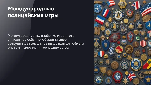Международные полицейские игры
