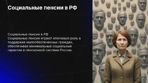Роль социальных пенсий в пенсионном законодательстве РФ